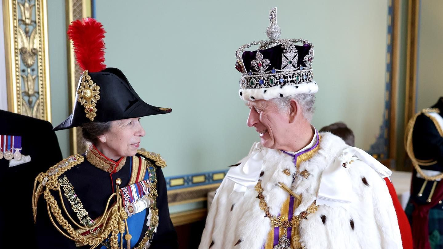 King Charles shares touching behind the scenes coronation photo in honour of Princess Anne's birthday | Tatler